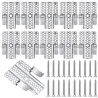 🔩 1/2 Inch Drywall Repair Clips Kit, Metal‑Backed Wall Hole Repair Tools with Screws for Home Renovation
