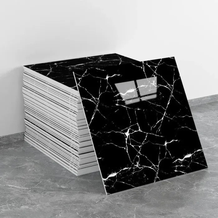 ✨ Self-Adhesive Vinyl Tile Stickers, Waterproof Floor & Wall Decor Tiles for Home Renovation