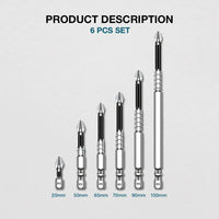 6 Pieces-（25/50/65/70/90/150mm）