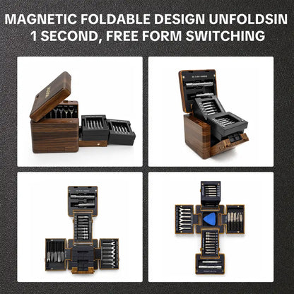 🔧 55‑In‑1 Magnetic Precision Screwdriver Set for Home & Electronics Repair