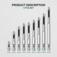 9 Pieces-（25/50/65/70/75/90/100/120/150mm）