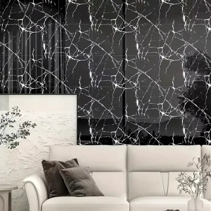 ✨ Self-Adhesive Vinyl Tile Stickers, Waterproof Floor & Wall Decor Tiles for Home Renovation