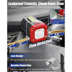 ⚡ 12V 80W Oil Extractor Pump, Oil Transfer Suction Pump with Tubes Kit, Fluid Change Pump for Truck, RV, Boat & Marine, Red