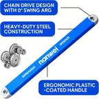 🔧 Impact‑Ready Offset Wrench Extender, Multi‑Size Square Drive Adapters for Tight‑Space Repairs