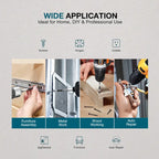 🔧 K5 Anti‑Slip Magnetic Screwdriver Bits, Impact‑Resistant Power Tool Accessories for Home DIY