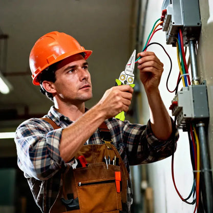 ⚡ 8‑in‑1 Voltage Tester Needle Nose Pliers for Electrical Wire Work