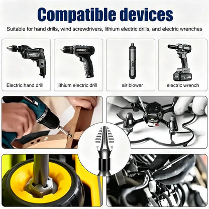 🔧 K5 Anti‑Slip Magnetic Screwdriver Bits, Impact‑Resistant Power Tool Accessories for Home DIY